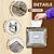 wood tissue box cover