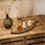 gold serving tray