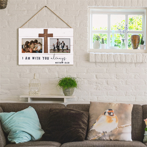 A wooden cross picture frame - welloksqw.com