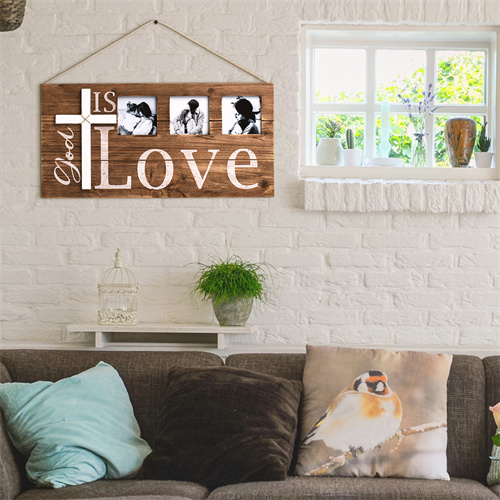 Cross Picture Frame for Wall | Welloksqw