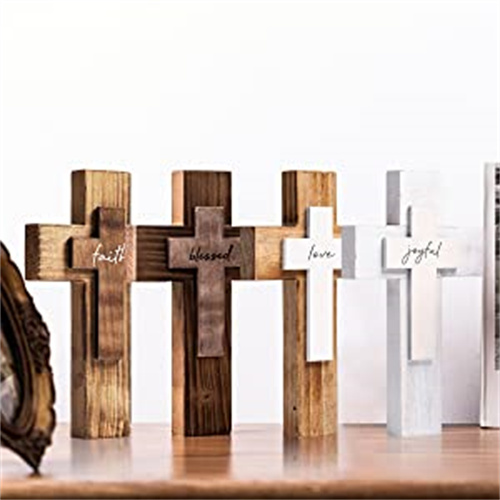 Wall Wooden Cross for Hanging Wall Home Room Decor