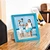 blue picture frames