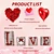 Valentine Wood Block
