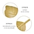gold serving tray