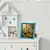 blue picture frames