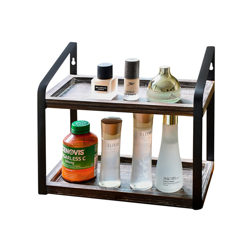 wood desktop storage