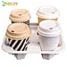 4 packs sugarcane cup holder