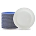 Custom ECO friendly printing round birthday party decorative disposable paper plate