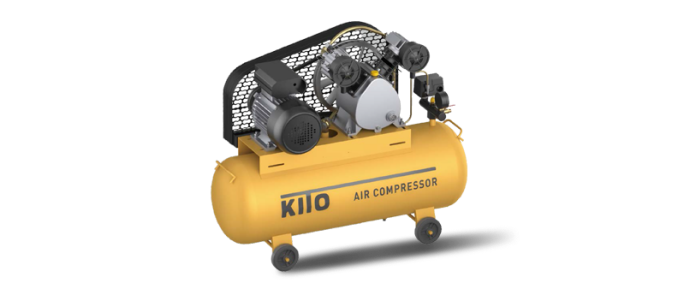 Double-Stage Belt Compressor