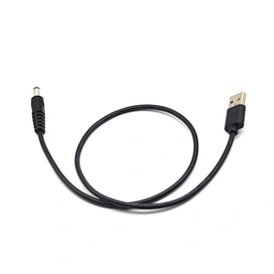 Dc Power Cable 5521 Factory Fast Lead Time 5525 12V USB Power Cable to DC Cable
5V 2A USB 2.0 A Male to DC 5.5 2.1mm 5 Volt DC Barrel Jack Power Cable
Universal 5V DC Power Cable USB to DC 5.5x2.1mm Plug Charging Cord with 10 Connector Tips(5.5x2.5/4.8x1.