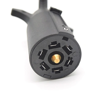 trailer way plug 7 pin connector N type cable 7 core spiral cable 12-24v PVC RVV blade plug brake cable for truck trailer
7 Pin 7 Way Blade Trailer Plug Round Wiring Connector RV Parts Male 12-24V Towbar 7 pin trailer plug socket connector
Truck Trailer P