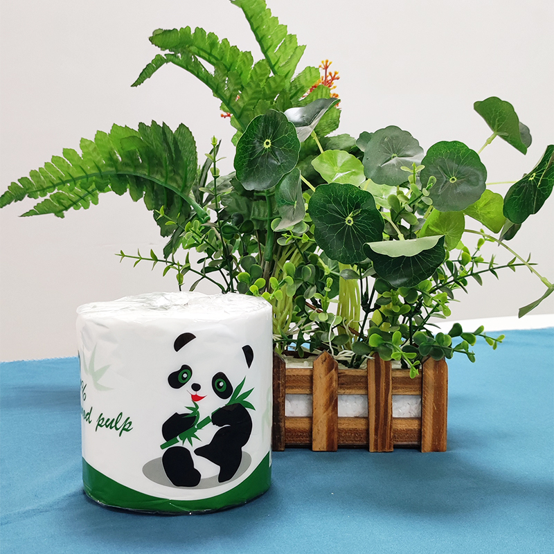 OEM Custom White Virgin Wood Pulp 4-PLY 12 Rolls Individual Package Toilet Roll Paper_5