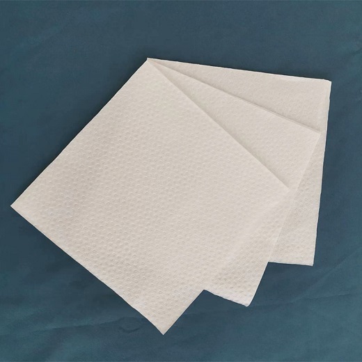 Fully Embossed Lychee Pattern Virgin Wood Pulp 2-layer 1/4 Fold Napkin_1