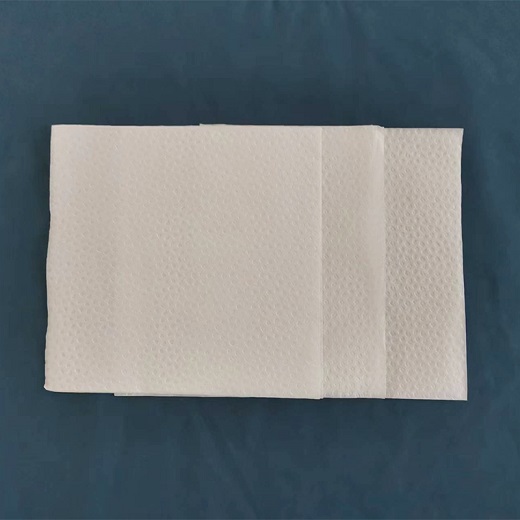 Fully Embossed Lychee Pattern Virgin Wood Pulp 2-layer 1/4 Fold Napkin_2