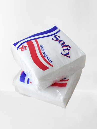 Wholesale White Paper Napkin with Custom Printed Package_2