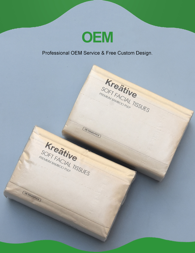 bamboo pulp facial tissue paper professional oem service soft facial tissue_3
