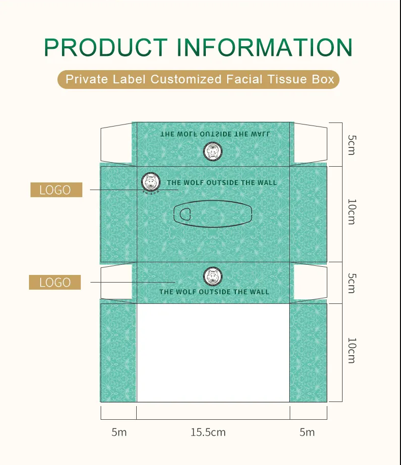 Soft pack box facial tissue 2ply 3ply promotional facial tissue boxes_3