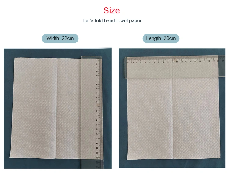 Single Layer White V-fold Fully Embossed Hand Towel Factory Wholesale_4