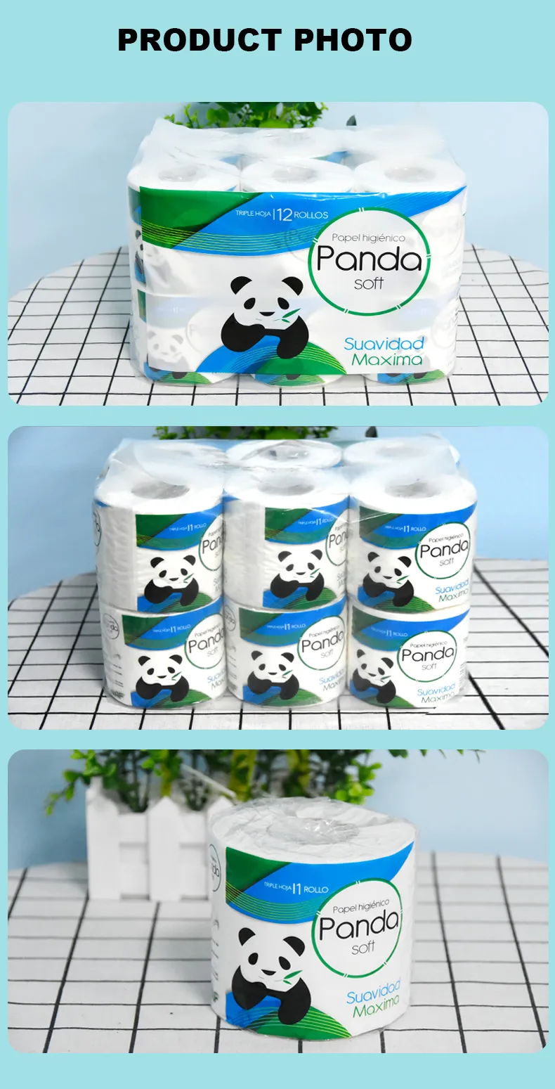 Soft White Private Label Individually Wrapped Standard Toilet Paper Rolls for Business_2