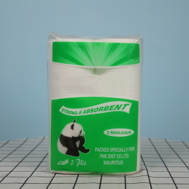 White 2-PLY Disposable Embossed Kitchen Towel_1