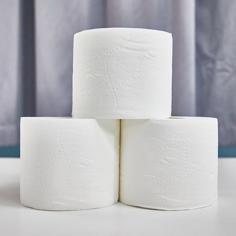 virgin wood full embossed toilet paper