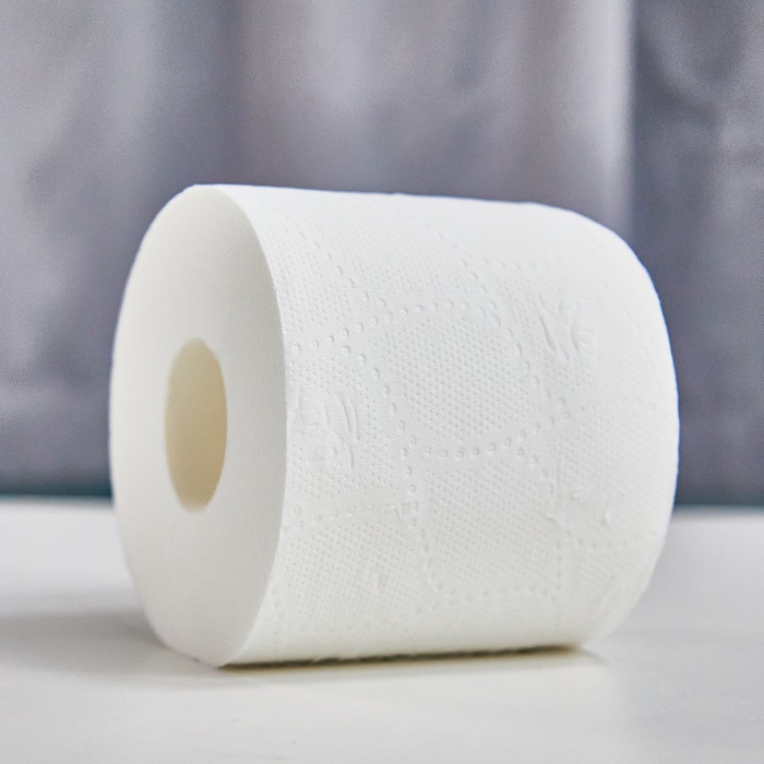 virgin wood full embossed toilet paper