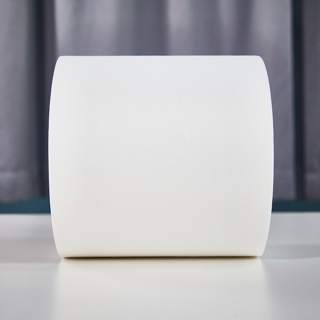 white disposable tad paper towel