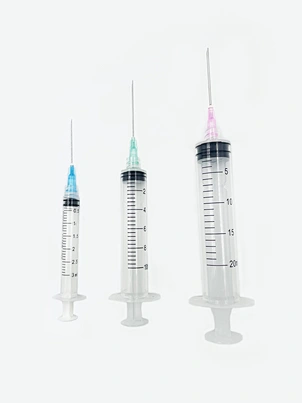 injection with needle