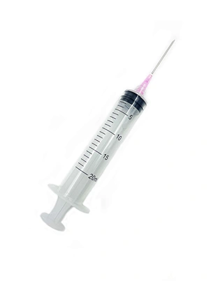 injection with needle
