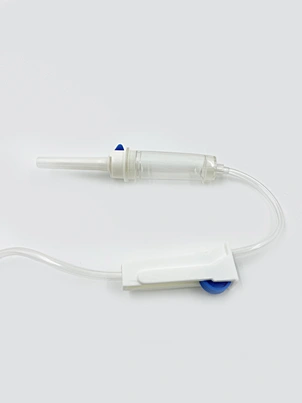 infusion set with burette