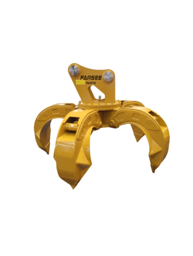 Hydraulic orange peel grapple (double axis)