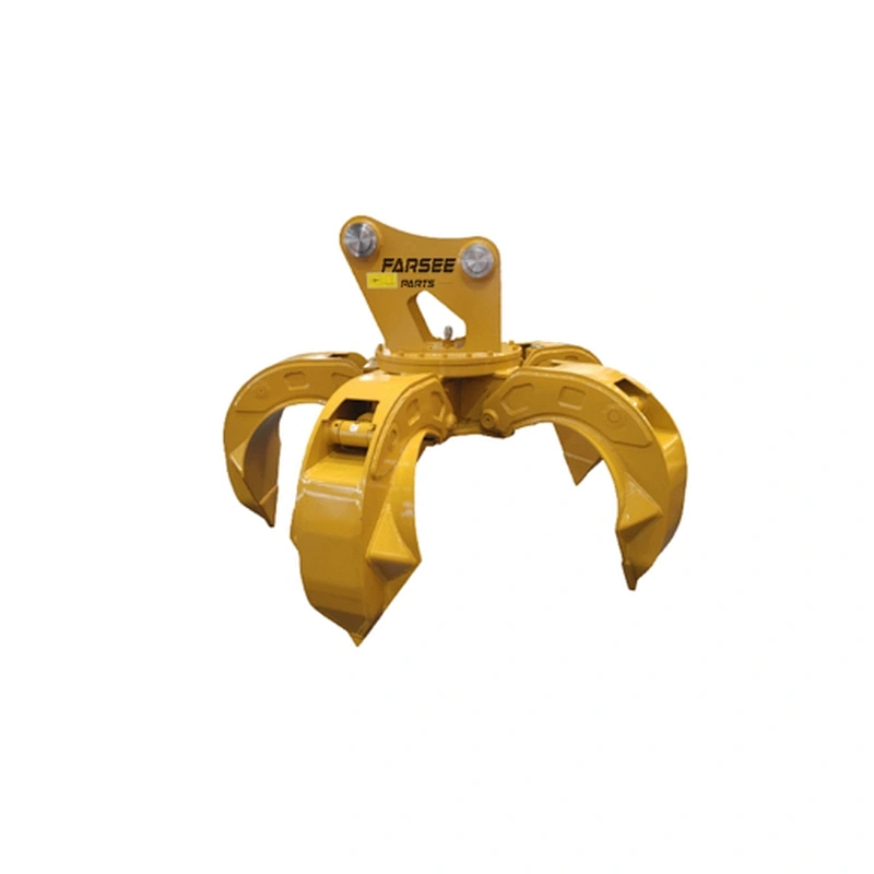 Hydraulic orange peel grapple (double axis)
