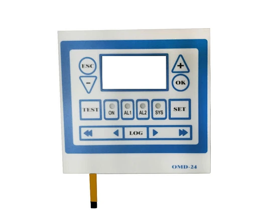 backlit membrane switch panel