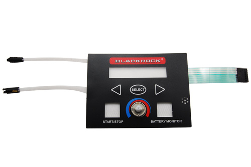 Optical fiber membrane switch