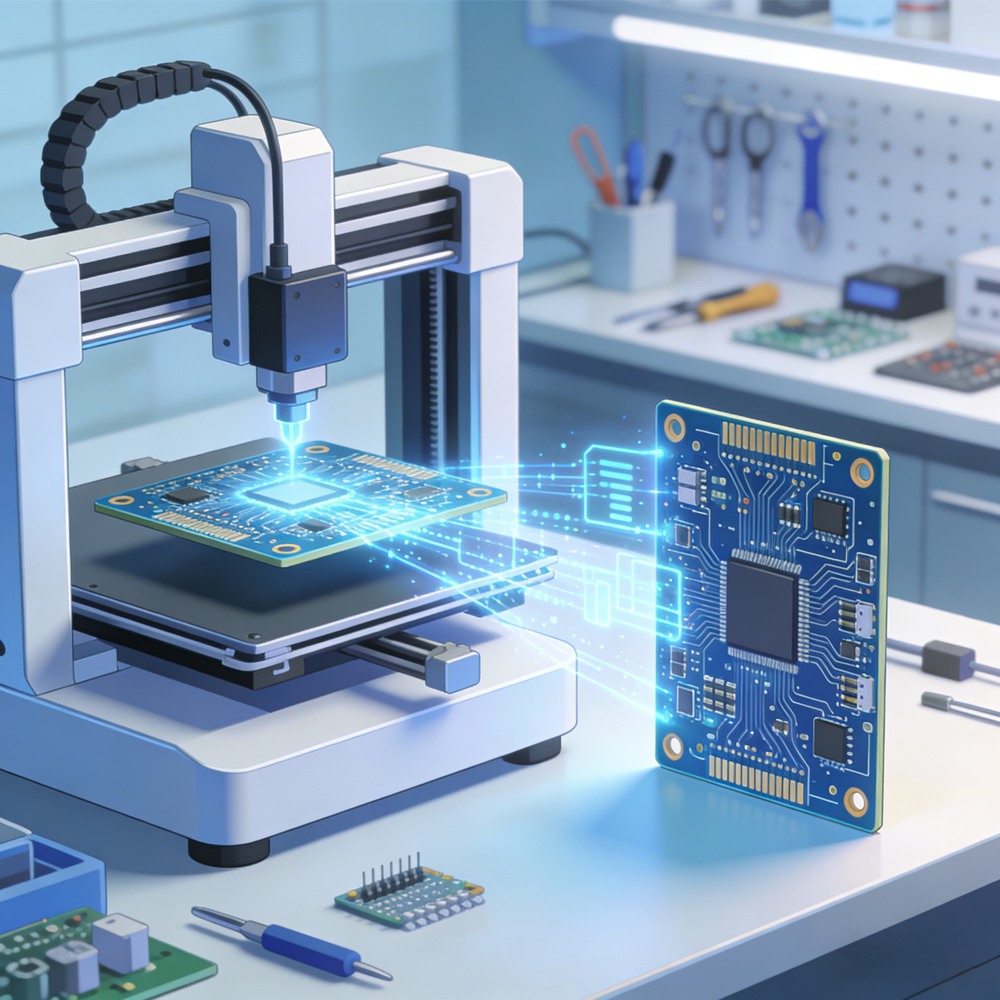3D-Printed PCB Rapid Prototyping Solution