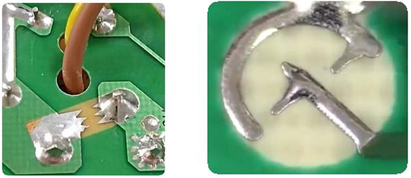 Discharge teeth