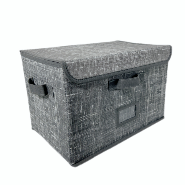Collapsible Storage Box with Lid