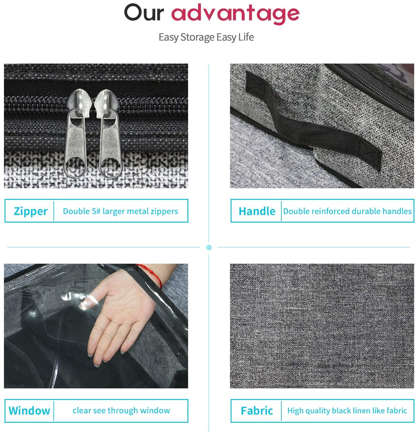 Under Bed Foldable shoes stoarge bag