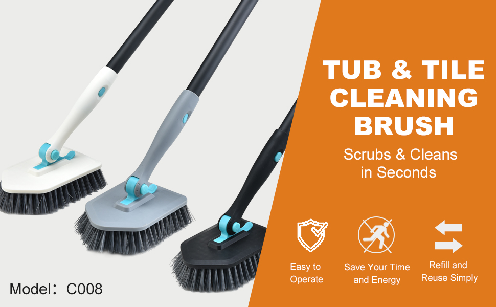 Tub Tile Scrubber Brush
