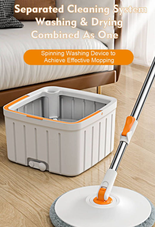 Microfiber Spin Mop and Bucket Set