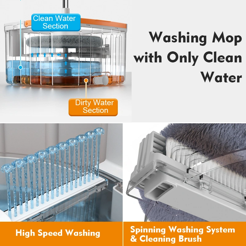 Microfiber Spin Mop and Bucket Set