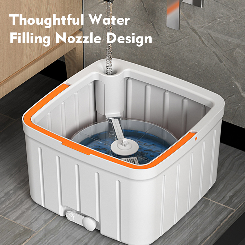Microfiber Spin Mop and Bucket Set
