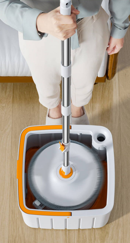 Microfiber Spin Mop and Bucket Set