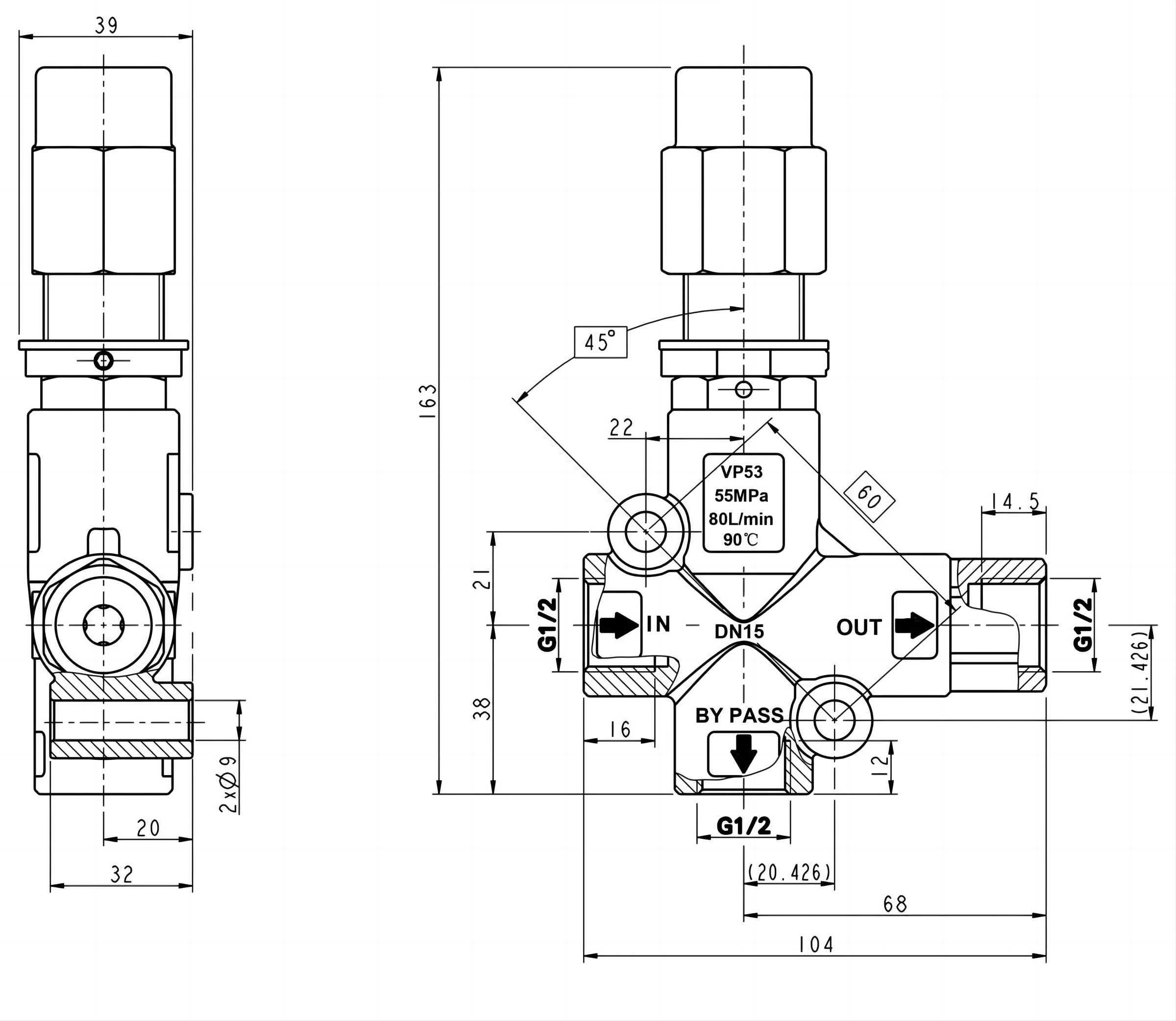 high pressure release valve