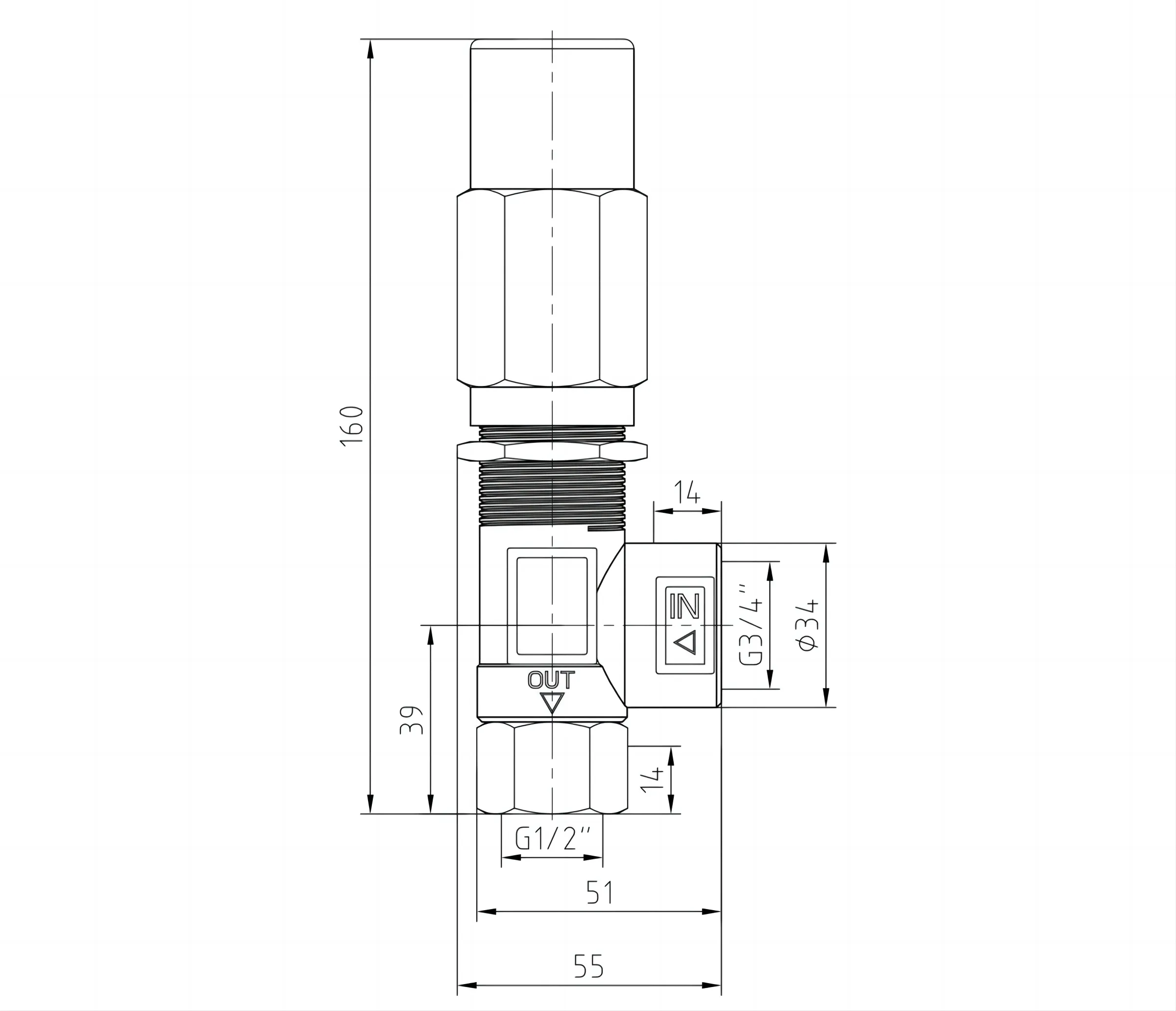 cleaning machine back pressure valve