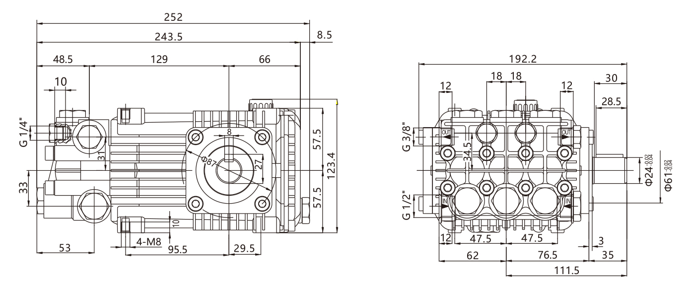 hot water pump pressure washiing