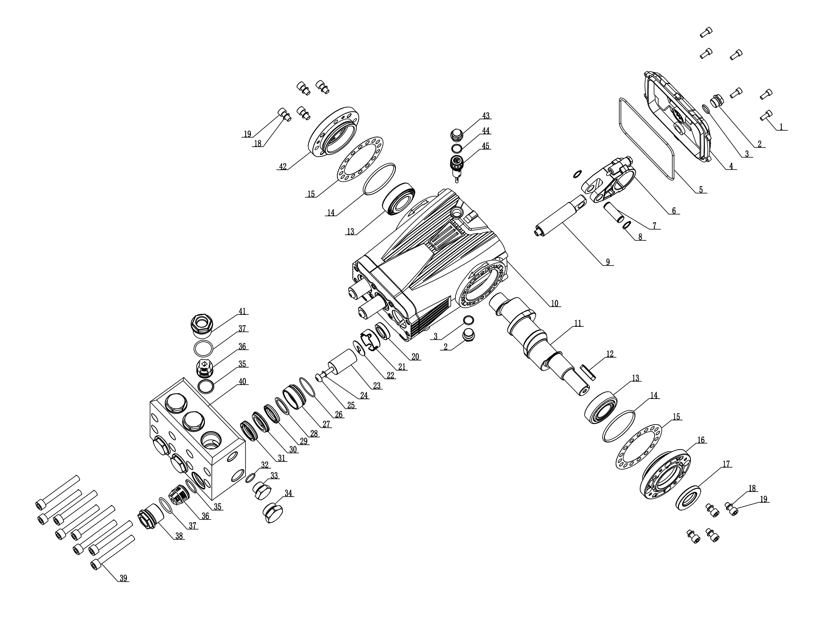 RO machine water pump