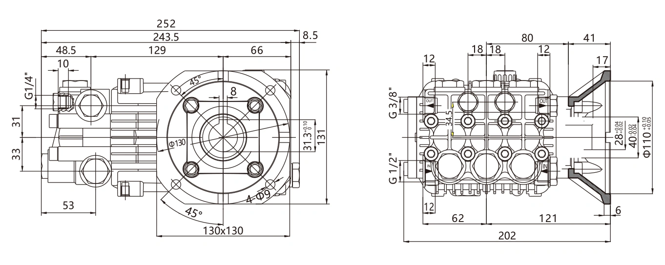 water jet pump pressure washer