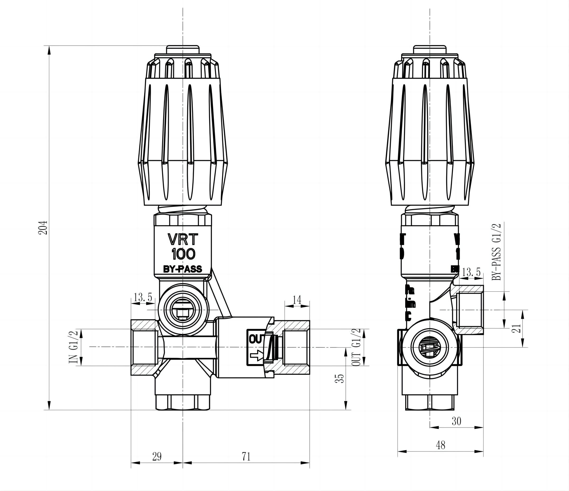 high pressure reducer valve 200bar