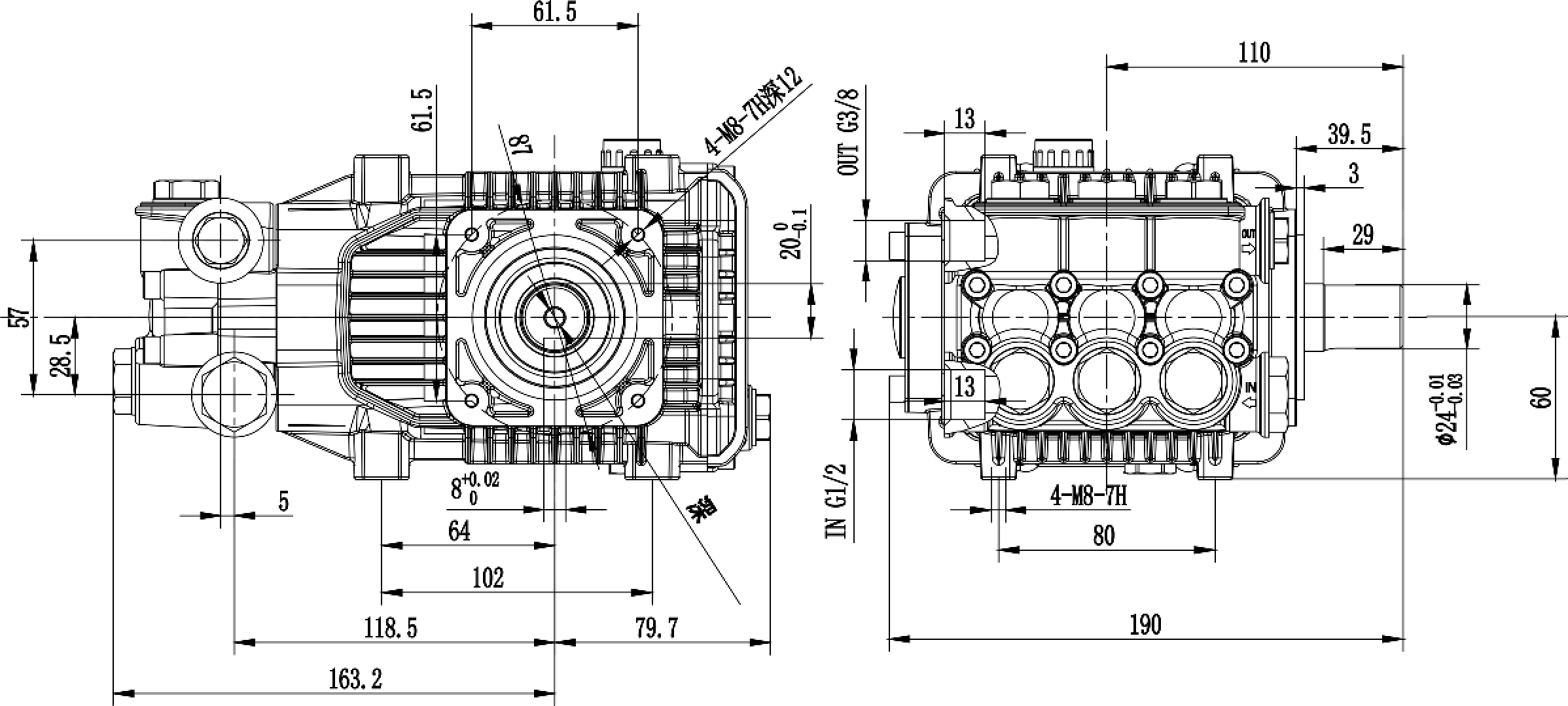 triplex pump plunger pressure